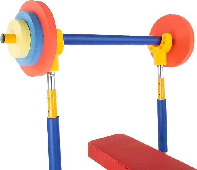 Kids Weight Bench Set - Toys for Ages 3 and Up Medium